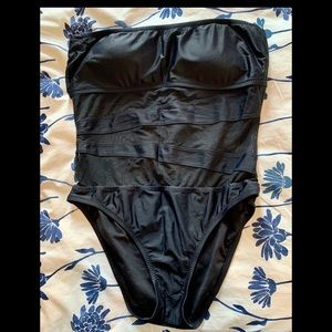 Black XL one piece bathing suit